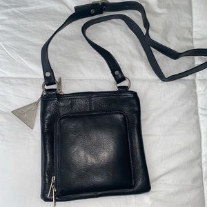 Lavive black leather purse